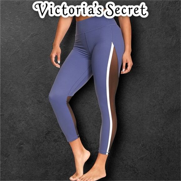 HTF EUC Victoria’s Secret VSX Sweat On Point Exposed Legging mesh detailing - S - Picture 1 of 11